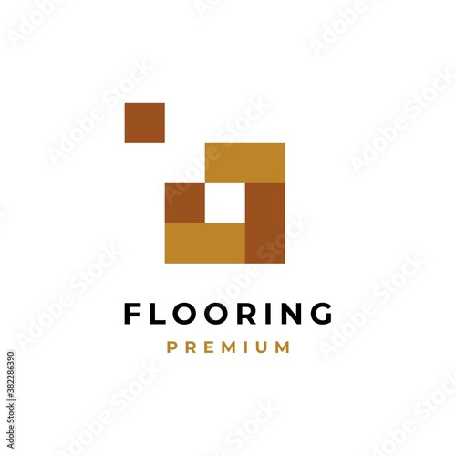 Flooring logo design symbol vector template