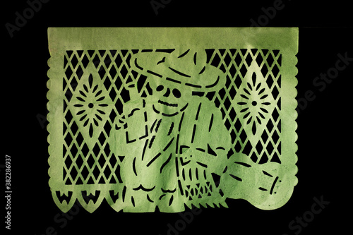 Dia de los muertos, Papel picado para ofrenda de dia de muertos