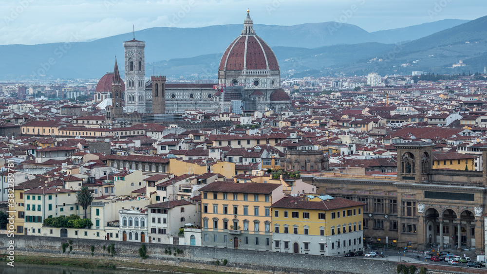 The duomo in Florence in Italy