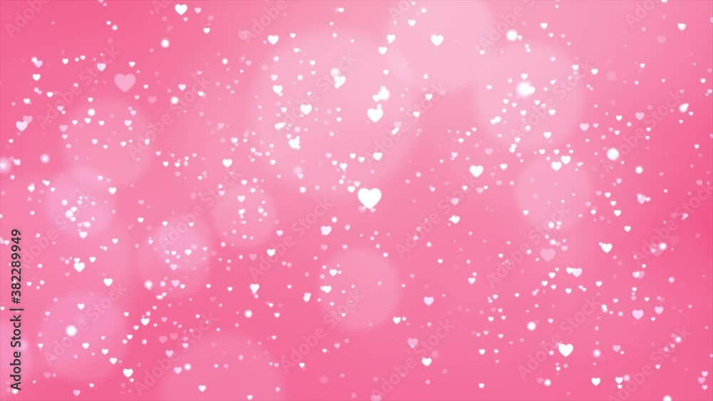 Blurred Smooth Abstract Heart Particles on Glitter Seamless Loop Background. Greeting card, Wishes, Celebration, Party, Invitation, Gift, Event, Message, Holiday Festival Blurred Smooth Abstract Heart Particles on Glitter Seamless Loop Background. Greeting card, Wishes, Celebration, Party, Invitation, Gift, Event, Message, Holiday Festival