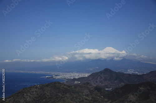 駿河湾と富士山