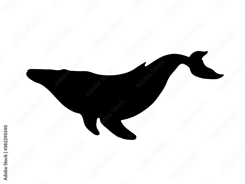 humpback whale silhouette
