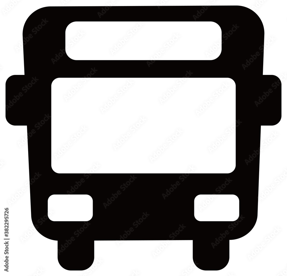 スマートフォン ウェブサイトアイコン用のベクターイラスト バス Stock Vector Adobe Stock