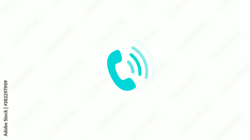 New cyan color phone calling icon on white background,calling icon New cyan color phone calling icon on white background,calling icon