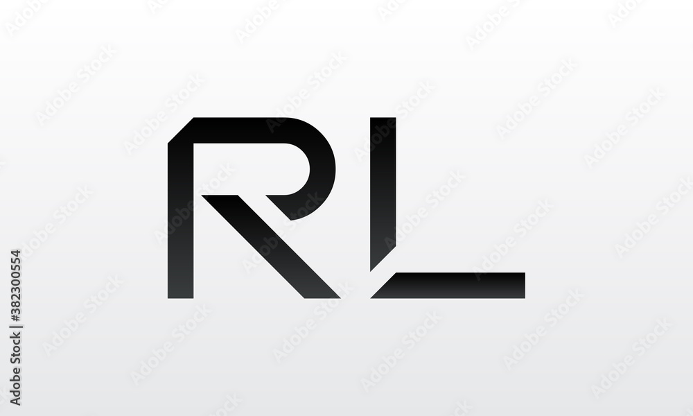 Initial rl letter logo with creative modern business typography vector template. Creative letter rl logo design. Initial rl letter logo with creative modern business typography vector template. Creative letter rl logo design.