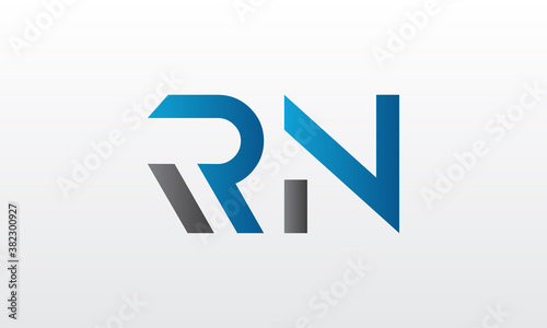 Free Download Initial rn letter logo with creative modern business typography vector template. Creative letter rn logo design. - GFXLoad