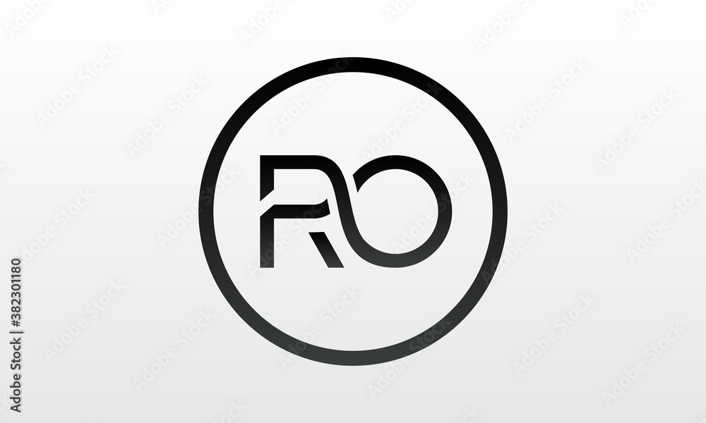 Initial ro letter logo with creative modern business typography vector template. Creative letter ro logo design. Initial ro letter logo with creative modern business typography vector template. Creative letter ro logo design.