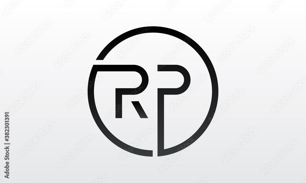 Initial rp letter logo with creative modern business typography vector template. Creative letter rp logo design. Initial rp letter logo with creative modern business typography vector template. Creative letter rp logo design.