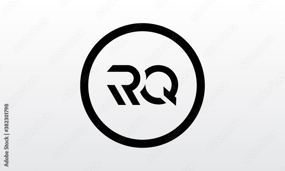 Initial rq letter logo with creative modern business typography vector template. Creative letter rq logo design. Initial rq letter logo with creative modern business typography vector template. Creative letter rq logo design.