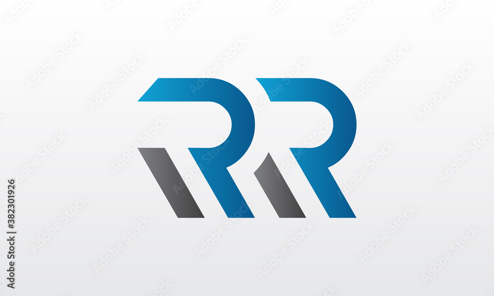 Initial rr letter logo with creative modern business typography vector template. Creative letter rr logo design. Initial rr letter logo with creative modern business typography vector template. Creative letter rr logo design.