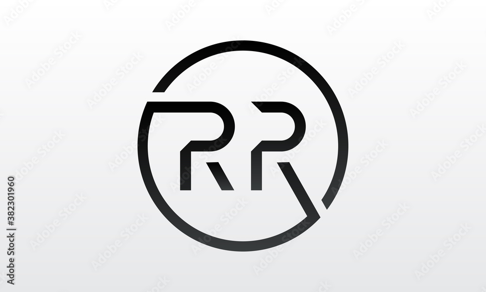 Initial rr letter logo with creative modern business typography vector template. Creative letter rr logo design. Initial rr letter logo with creative modern business typography vector template. Creative letter rr logo design.