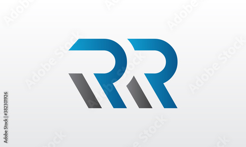 Free Download Initial rr letter logo with creative modern business typography vector template. Creative letter rr logo design. - GFXLoad