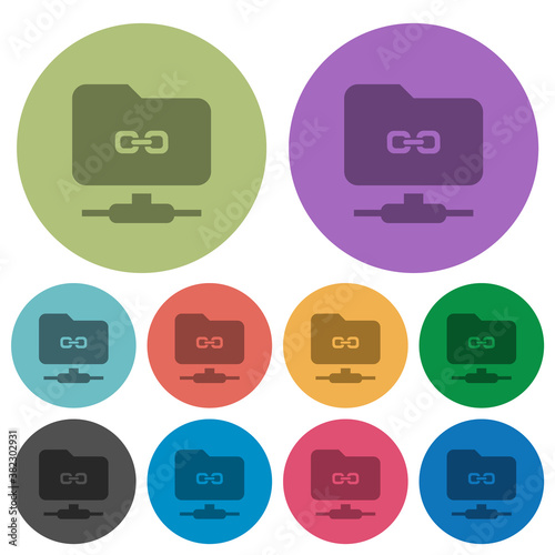 FTP link color darker flat icons