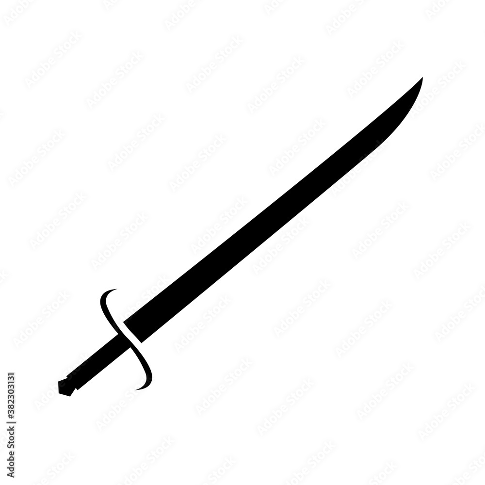 sword flat icon vector illustration sword flat icon vector illustration