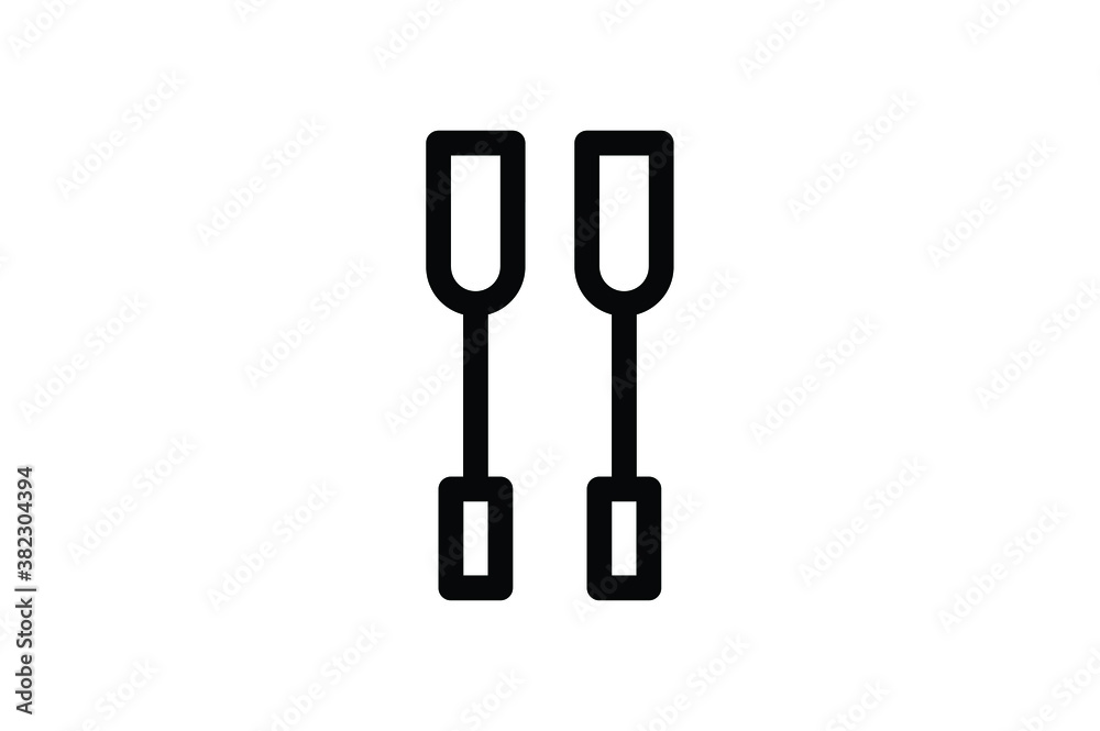 Rescue Outline Icon - Paddle Rescue Outline Icon - Paddle