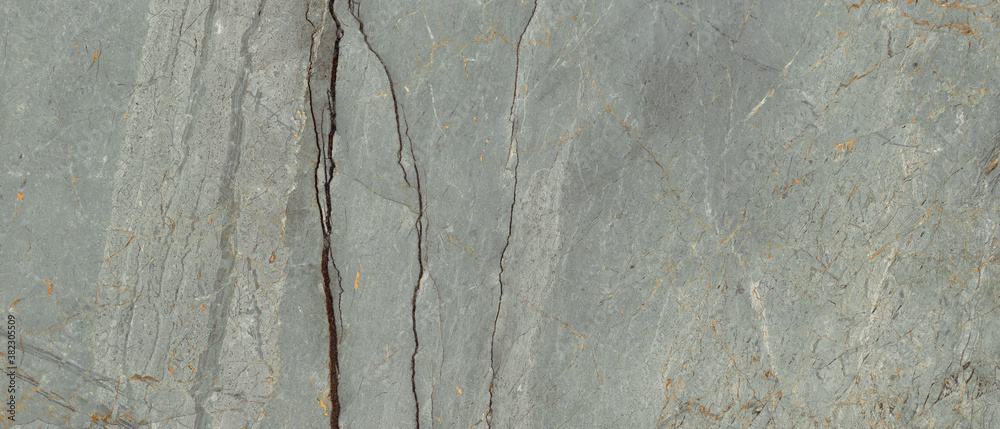 Rustic aqua colored marble texture background with brown curly veins ...