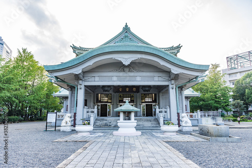 Tokyo Metropolitan Memorial Hall at Yokoamicho Park in Tokyo, Japan.
