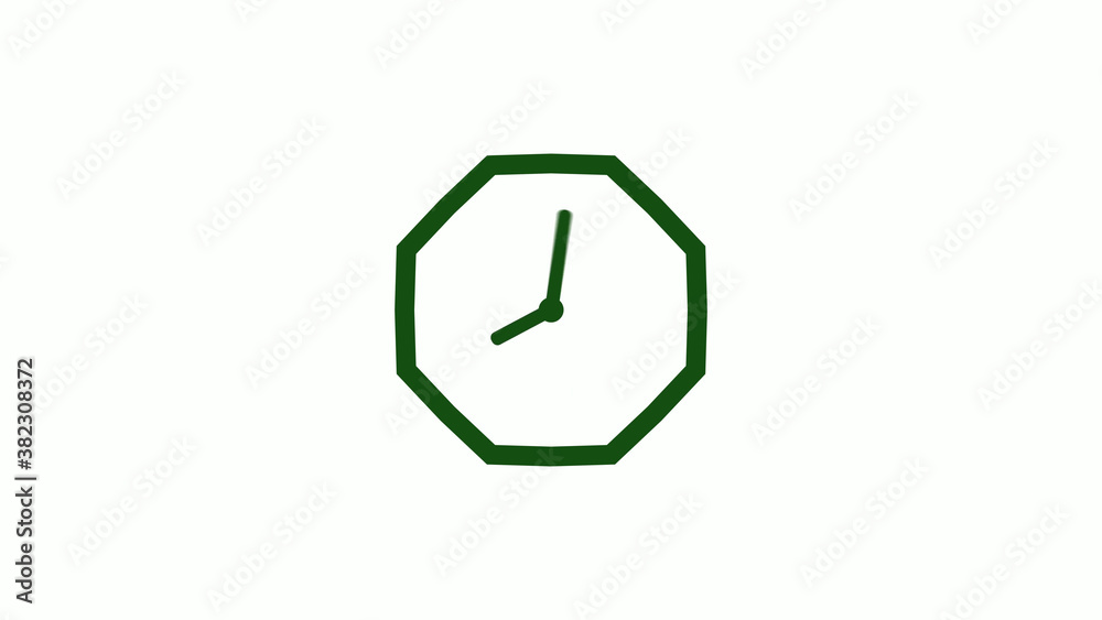 12 hours counting down green dark clock icon without trick,clock icon 12 hours counting down green dark clock icon without trick,clock icon