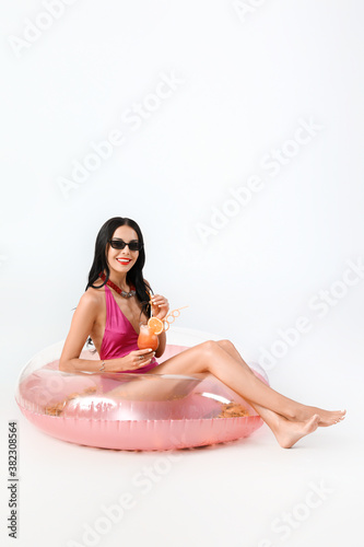 Beautiful young woman in sw...