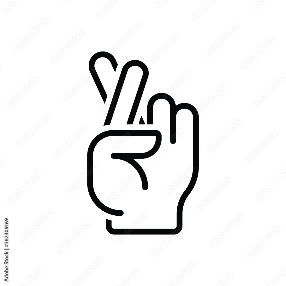 Black line icon for lucky Black line icon for lucky