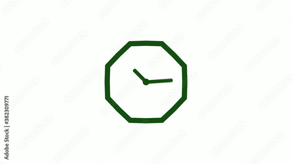 12 hours counting down green dark clock icon without trick,clock icon 12 hours counting down green dark clock icon without trick,clock icon