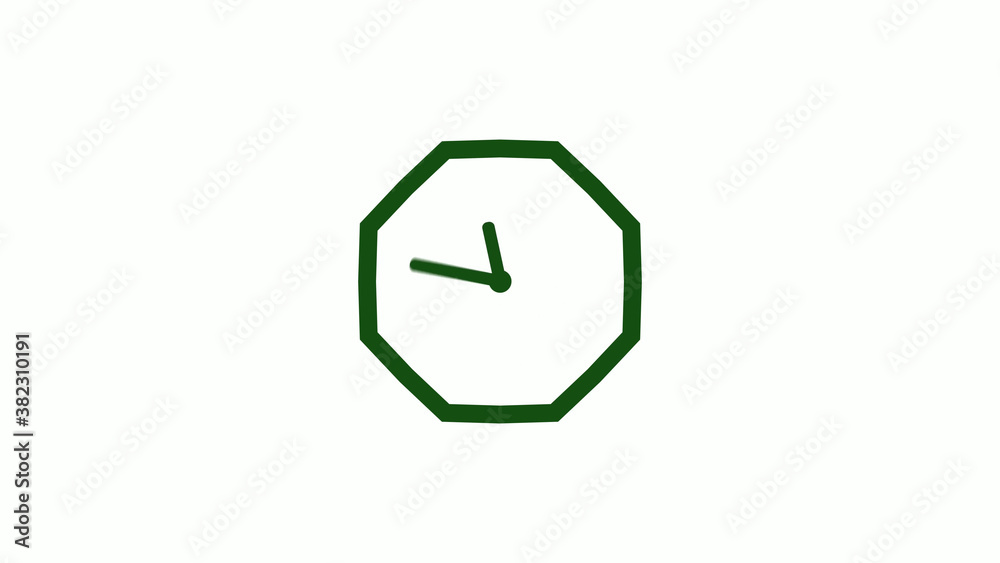 12 hours counting down green dark clock icon without trick,clock icon 12 hours counting down green dark clock icon without trick,clock icon