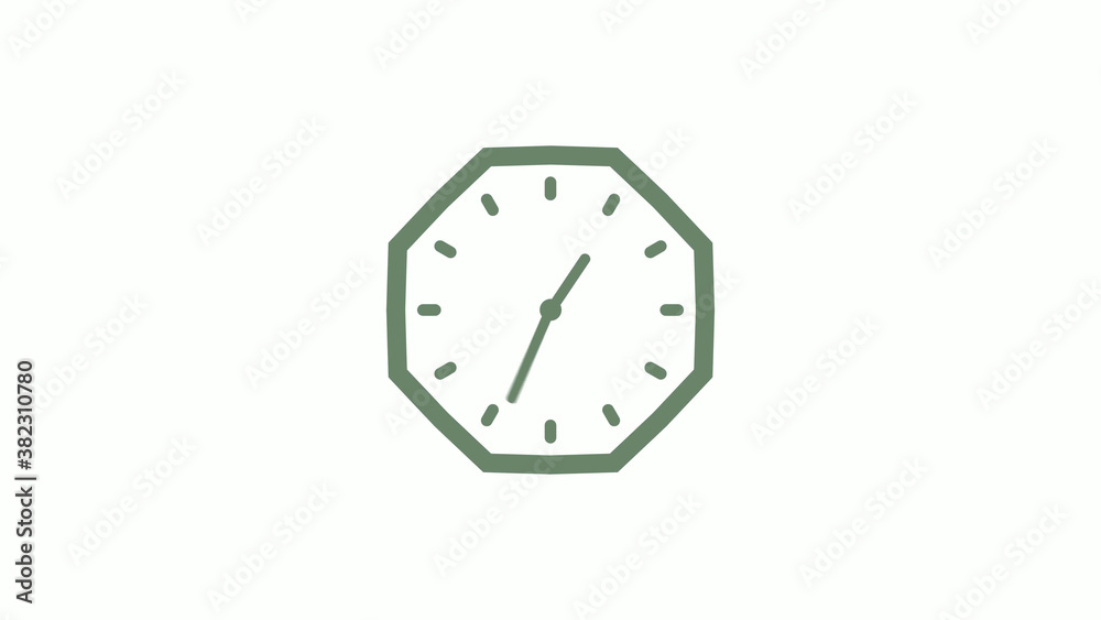 Amazing green gray counting down clock icon on white background,clock icon,Clock isolated Amazing green gray counting down clock icon on white background,clock icon,Clock isolated