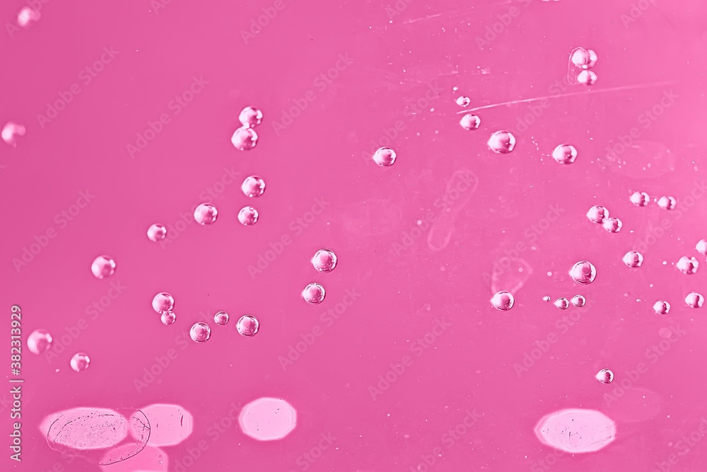 pink water bubbles background / fresh summer background pink air bubbles in water pink water bubbles background / fresh summer background pink air bubbles in water