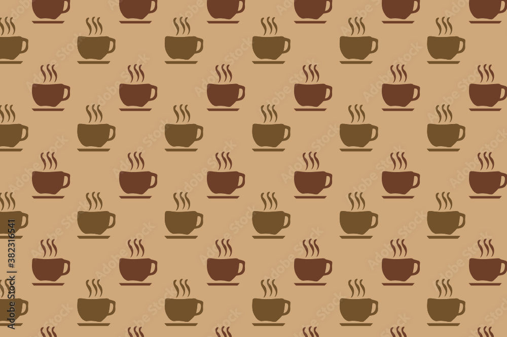 seamless coffee pattern. suitable for wallpapers and backgrounds. seamless coffee pattern. suitable for wallpapers and backgrounds.