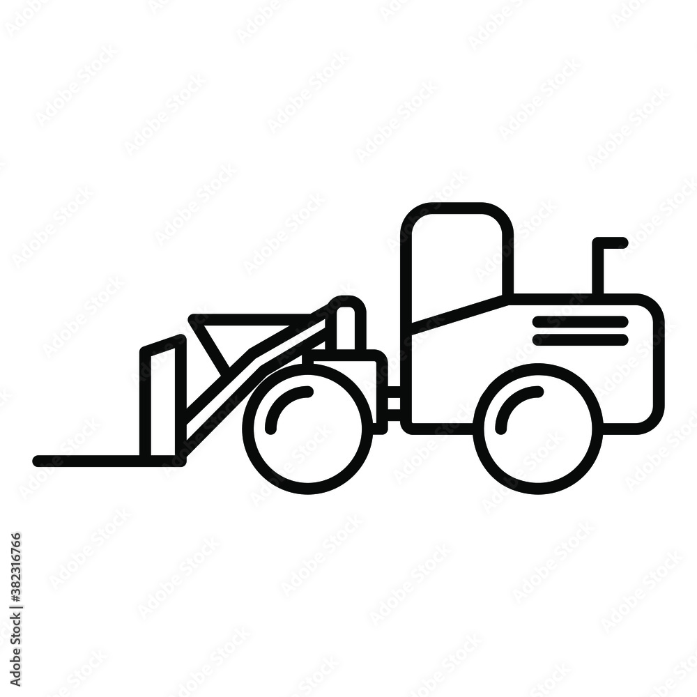 Wheel loader icon. Isolated vector of construction equipment.
Heavy equipment vehicles. Illustration of outline icon on white background.
Perfect use for icons, web, patterns, designs, etc. Wheel loader icon. Isolated vector of construction equipment.
Heavy equipment vehicles. Illustration of outline icon on white background.
Perfect use for icons, web, patterns, designs, etc.