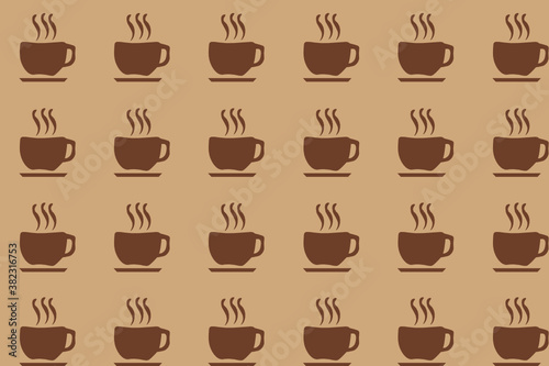 seamless coffee pattern. suitable for wallpapers and backgrounds.