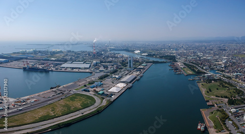 航空撮影した四日市港の風景 © zheng qiang