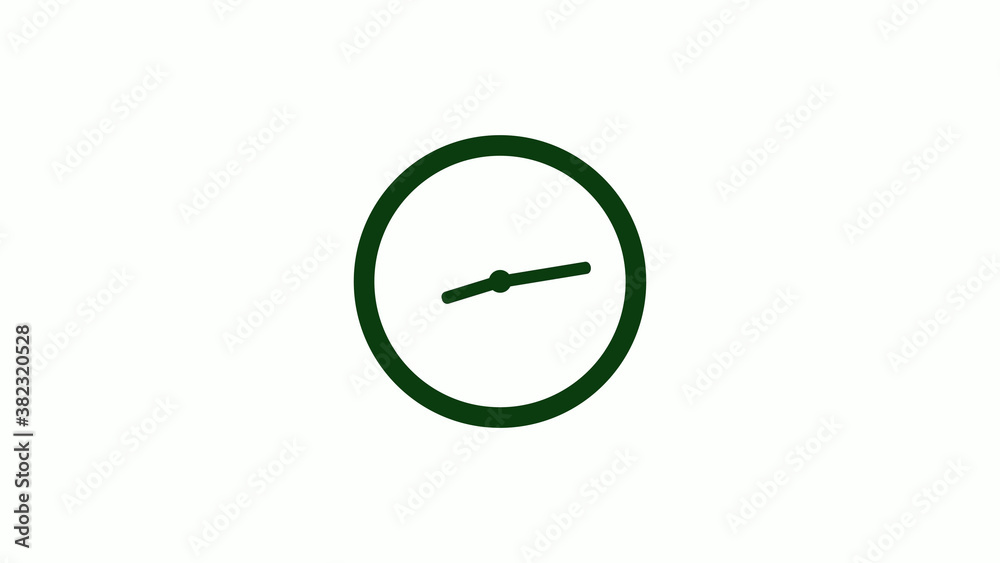 New green dark circle 12 hours clock icon on white background,clock icon New green dark circle 12 hours clock icon on white background,clock icon