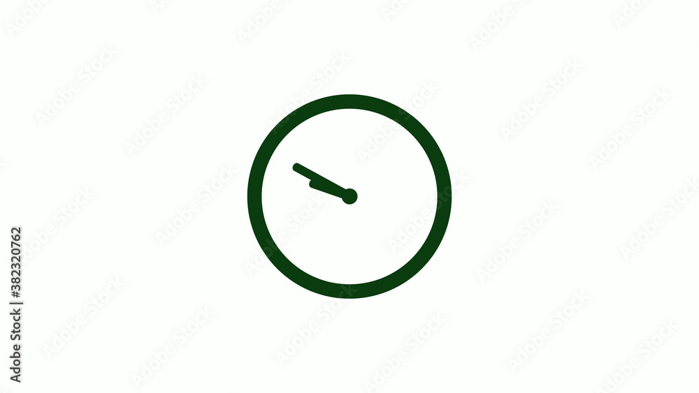 New green dark circle 12 hours clock icon on white background,clock icon New green dark circle 12 hours clock icon on white background,clock icon