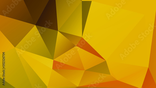 Abstract Orang Color Polygon Background Design, Abstract Geometric Origami Style With Gradient. Presentation,Website, Backdrop, Cover,Banner,Pattern Template