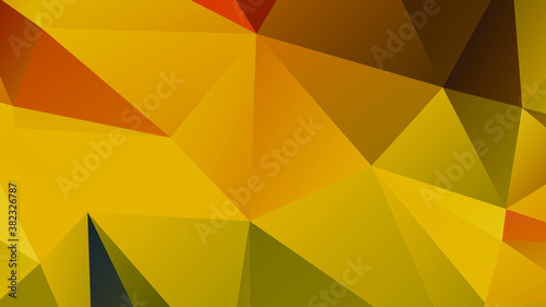 Abstract Orang Color Polygon Background Design, Abstract Geometric Origami Style With Gradient. Presentation,Website, Backdrop, Cover,Banner,Pattern Template