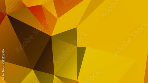 Abstract Orang Color Polygon Background Design, Abstract Geometric Origami Style With Gradient. Presentation,Website, Backdrop, Cover,Banner,Pattern Template