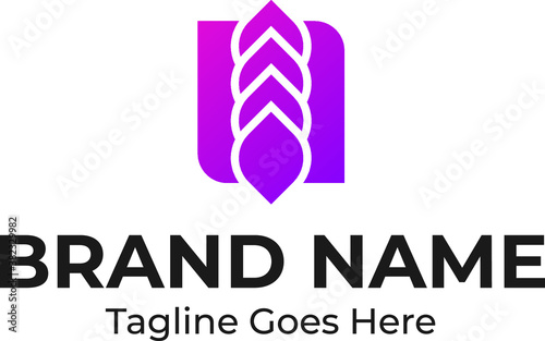 modern abstract logo design template for business