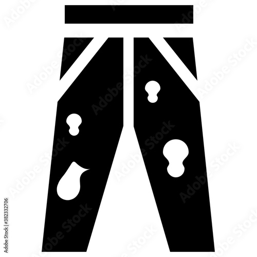  Solid icon of pants to pair up with dress shirt 