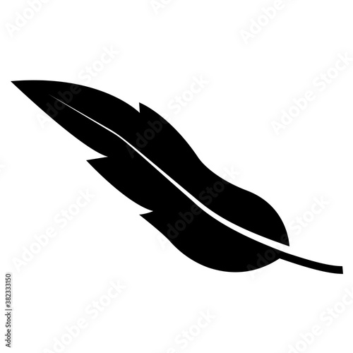  Solid icon design of bird feather   © Vectors Market