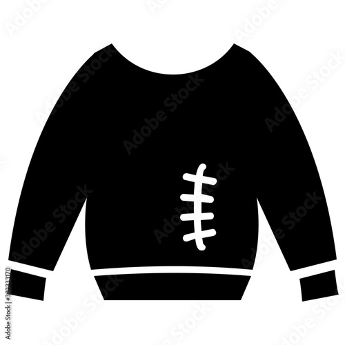 
Kid sweater solid icon design, winter concept 
