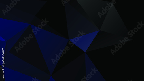 Abstract Blue Color Polygon Background Design  Abstract Geometric Origami Style With Gradient. Presentation  Website  Backdrop  Cover  Banner  Pattern Template