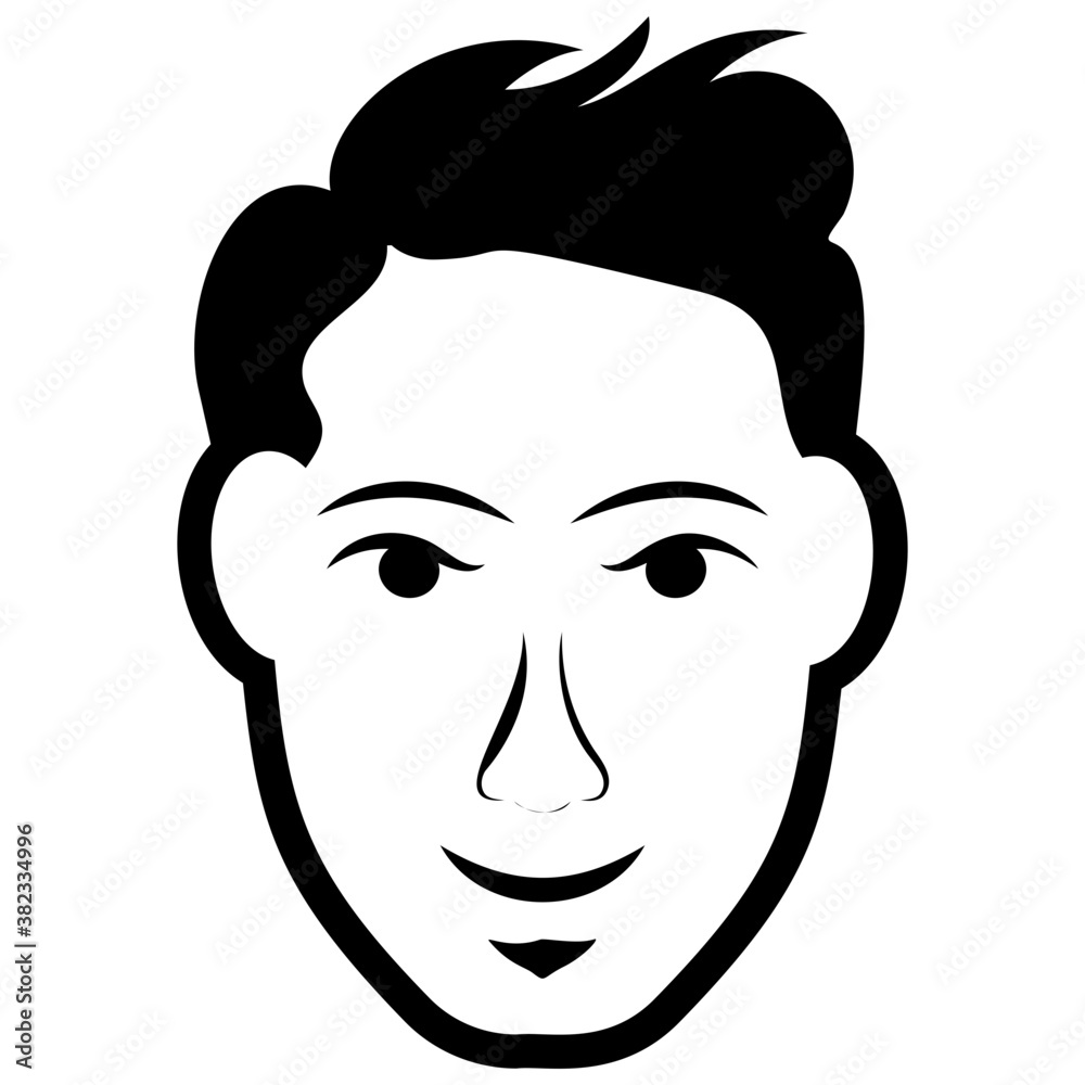 Male avatar line icon
Male avatar line icon
