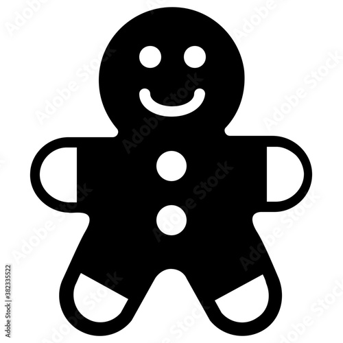 
Glyph icon of teddy bear, stuffed toy 
