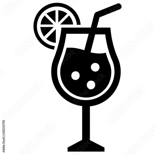 
Margarita.glyph icon,  glass of lemonade 
