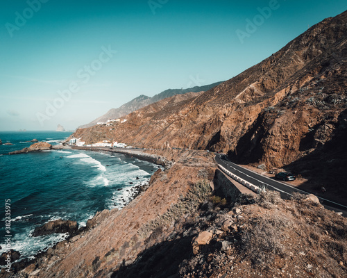 The coastal road to benijo beach