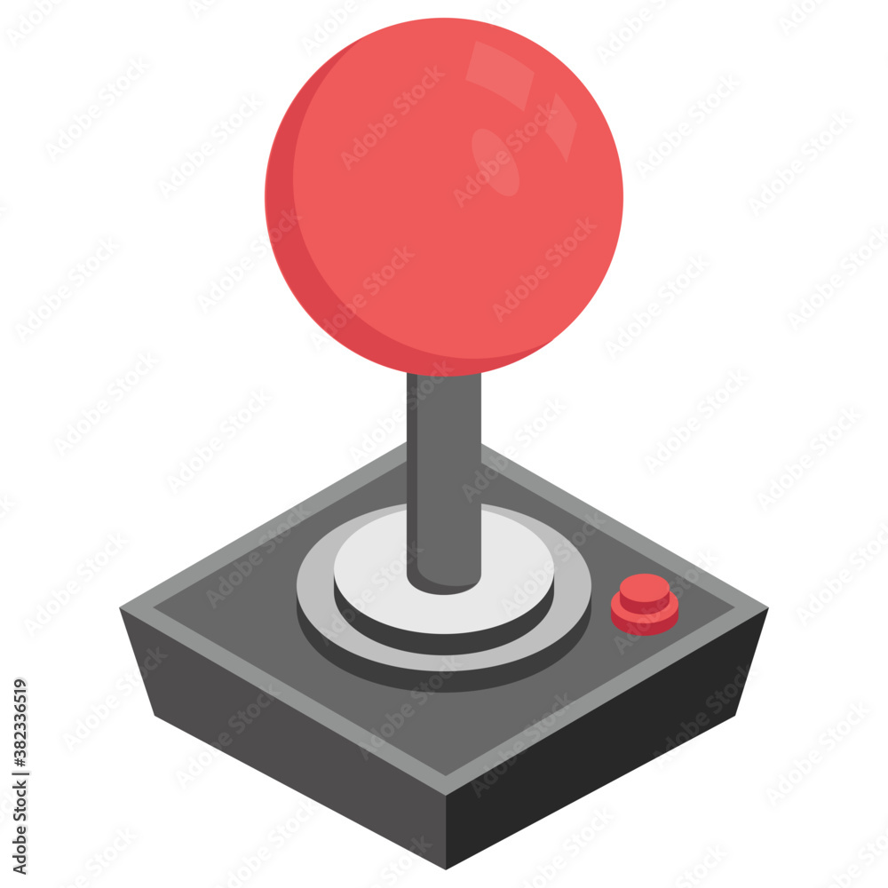 Joystick symbolising gaming icon
Joystick symbolising gaming icon