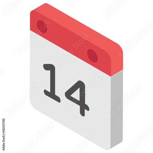 
Calendar with specific date planning concept

