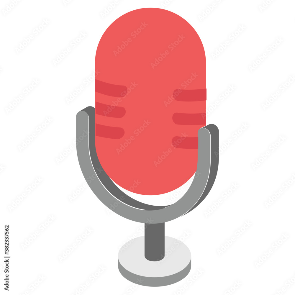 isometric icon design of mic
isometric icon design of mic