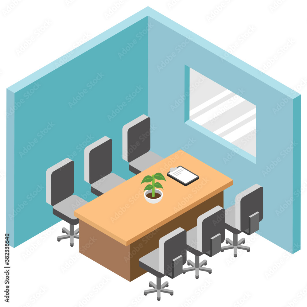 Office workplace, employer table flat icon
Office workplace, employer table flat icon